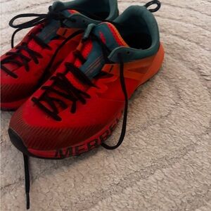 Merrell Dynamic Red and Orange Sneakers